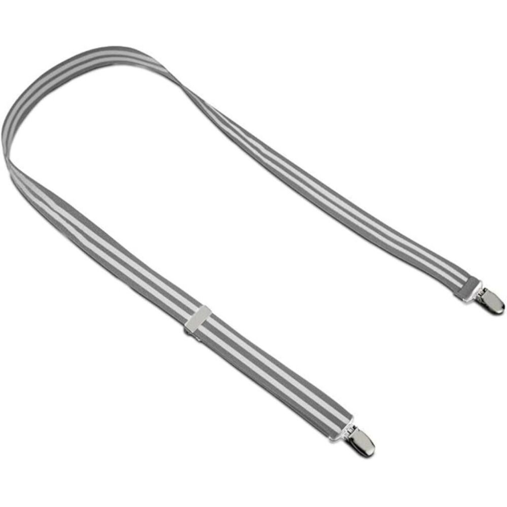 Hold’Em One Piece Mitten/Glove Clips for Kids/Toddler Fully Adjustable GreyWhite